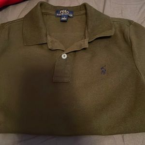 Forest green polo